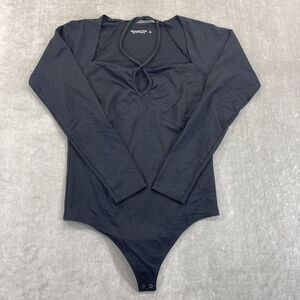 Abercrombie & Fitch‎ Long-Sleeve Black Bodysuit Size Large